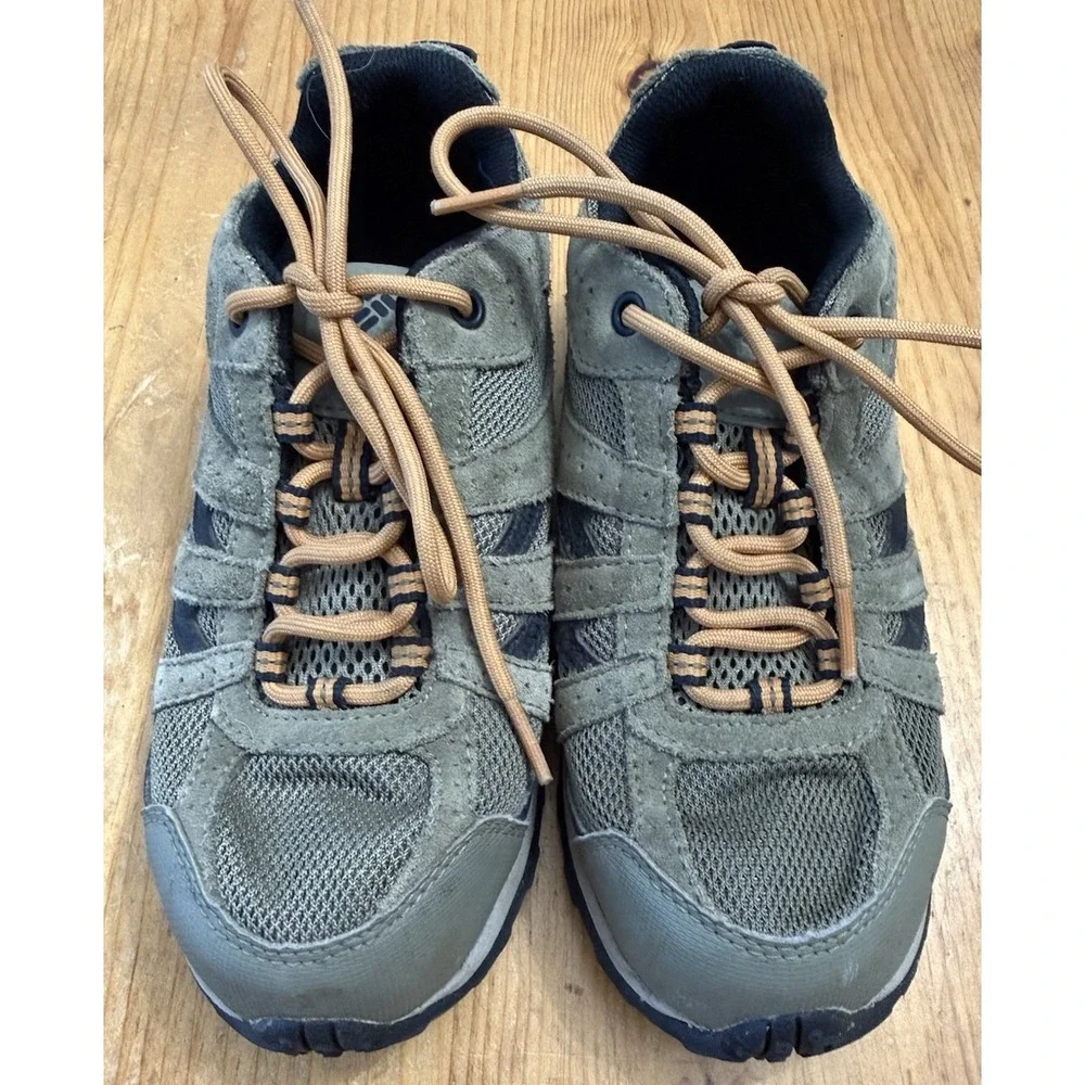 Columbia Youth Hiking Shoes‎ BY0710 -397 Kids Waterproof Shoes Size 4 Redmond